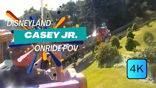 Casey Jr. Back Row On Ride POV [ 4K ] - Disneyland Paris