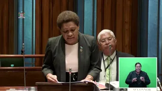 Fijian Minister for Women response to COVID-19 Budget