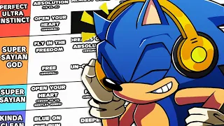 WE RANKED EVERY SONIC VOCAL THEME.