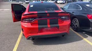 charger 392 hemi r/t scat pack exhaust sound stock