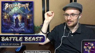 Reaction to...BATTLE BEAST: CIRCUS OF DOOM (With Lyrics)