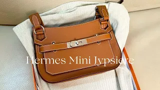 Hermes Mini Jypsiere Gold Unboxing | New Hermes Bag in 2023
