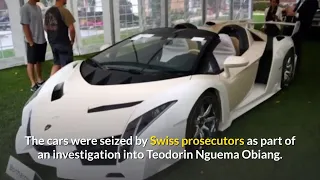 Supercars of president's son sold at Swiss auction