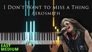 I Don't Want to Miss a Thing - Aerosmith | EASY + CHORDS