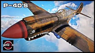 THE RUGGED WARHAWK! P-40E-1 & P-40F-10 - USA - War Thunder!
