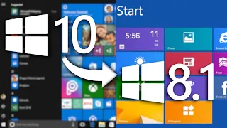 Windows 10 Transformed into Windows 8.1