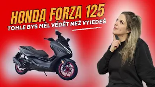 Instruktážní video - Honda Forza 125 speciální edice