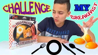 ЧЕЛЛЕНДЖ Мармеладный ЗАВТРАК против Обычного Моё УТРО GUMMY vs REAL breakfast Challenge