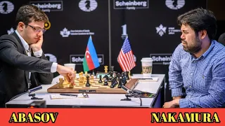 Hikaru Nakamura vs Nijat Abasov || FIDE Candidates 2024 - R10