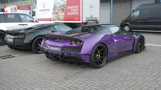 818HP Novitec N-Largo F8 Tributo - Startup & driving!