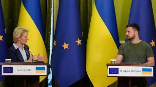 Ukraine-EU bid: Commission response 'by end of next week' on Kyiv's ambitions, says von der Leyen