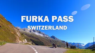 Furka Pass, Switzerland - Scenic Driving 4K