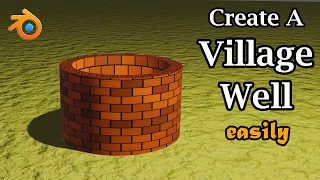 Create A Village Well For Games | Easy Method | Use of Checker Texture | Blender 2.9x Eevee & Cycles