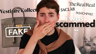 I WAS SOLD A FAKE! WHERE NOT TO BUY & RESELL LUXURY BAGS PRELOVED TheRealReal, Fashionphile, Saclab