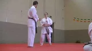 Junior Lefevre - Gyaku Tsuki Kata and Kumite Drill