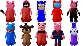 FIND the PIGGY MORPHS *How To Get ALL Piggy Morphs and Badges* Roblox