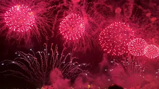 Australia Day Celebration Fireworks 2024, Perth City, Western Australia