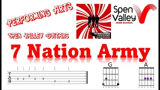 Spen Valley High School - Seven Nation Army - Guitar Tutorial