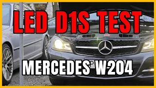 💡 MERCEDES W204 LED D1S 💡 -  BULLVISION - RETROFIT - RECENZJA - DKMOTO.PL