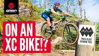 Riding The Hardest Trail We Could Find On An XC bike!