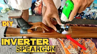 SPEARGUN INVERTER /How to  make wooden speargun #homemade #spearfishing