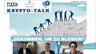 Bitcoin: Nur ein neues Geld - oder mehr? DONNER & REUSCHEL/TiAM Krypto-Talk mit Ijoma Mangold