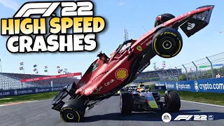 F1 22 HIGH SPEED CRASHES #15