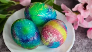 How to dye eggs in the fastest and most unique way - Dyeing eggs with cake colors