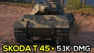 Skoda T 45 • NEW TIER 7 PREMIUM HEAVY TANK • WoT Gameplay