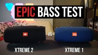 JBL XTREME 2 vs XTREME 1 Bass Test and Unboxing