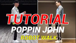 THE ROBOT WALK | POPPIN JOHN PRACTICE DANCE TUTORIAL | #FreestyleElyasTutorials | Elyas