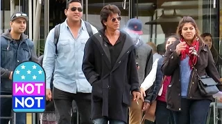 Bollywood King Shah Rukh Khan Strolls Around Vancouver, Canada