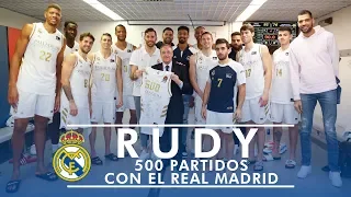 Rudy Fernández, 500 partidos con el Real Madrid