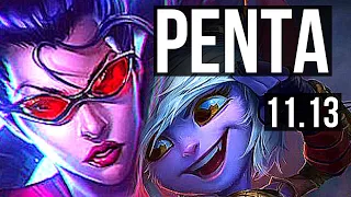 VAYNE & Braum vs TRISTANA & Karma (ADC) | Penta, 3.5M mastery, 14/3/11 | EUW Master | v11.13