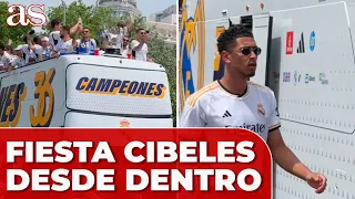 La FIESTA de CIBELES del REAL MADRID desde DENTRO: LO QUE NO SE VIO