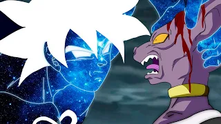 Goku humiliates Beerus with his new God Killer transformation | Full animation