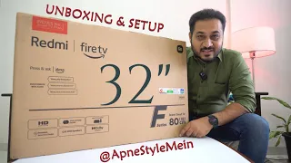 Unboxing & Setup | Redmi Smart Fire TV 32