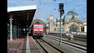 Zugverkehr in Dresden HBf am 12.05.2023 - zwischen den S-Bahn-Mädels