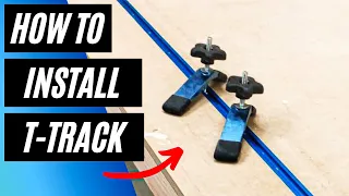 INSTALL T TRACK IN UNDER 3 MINUTES!