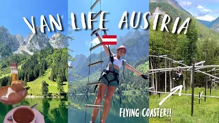 VAN LIFE EUROPE | VLOG 11 | AUSTRIA | Laserer Alpin Via Ferrata, Hallstatt & FLYING COASTER