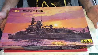 First impressions. Heller 1/400 Admiral Scheer