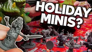 WAR IN CHRISTMAS VILLAGE - Holiday Miniature Unboxing