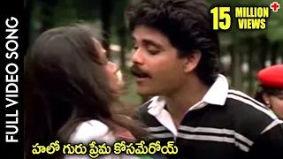 Nirnayam Movie || Hello Guru Prema Kosam Video Song || Nagarjuna, Amala || Shalimarcinema