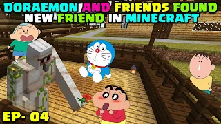 Our new friend iron golem in minecraft I shinchan minecraft I doraemon minecraft I granny