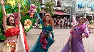 Disneyland Paris Festival of Pirates and Princesses - Team Princess w/Moana, Belle, Rapunzel +