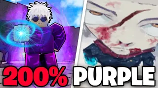 200% Purple NUKE?! | This NEW JJK Battlegrounds is FUN (Jujutsu Shenanigans Roblox)