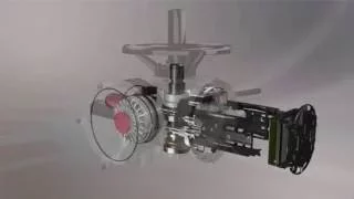 Rotork IQ3 Electric Actuator Inner Workings