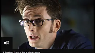 David Tennant's Debut On Just A Minute