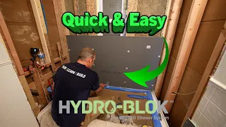 Foam Tile Backer Board for a Tub Surround  | Quick & Easy  | Hydro Blok