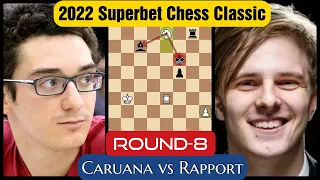 Promoting to Knight is always Fashionable | Caruana vs Rapport | 2022 Superbet Chess Classic Romania